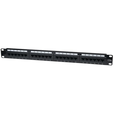 Intellinet Network Solutions CAT-5E UTP 24-Port 1U Patch Panel 513555